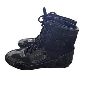 TITTLE Boxing Shoes sz 12 mens Black Patent